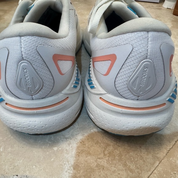 Brooks White and Blue Athletic Shoes - Picture 5 of 7